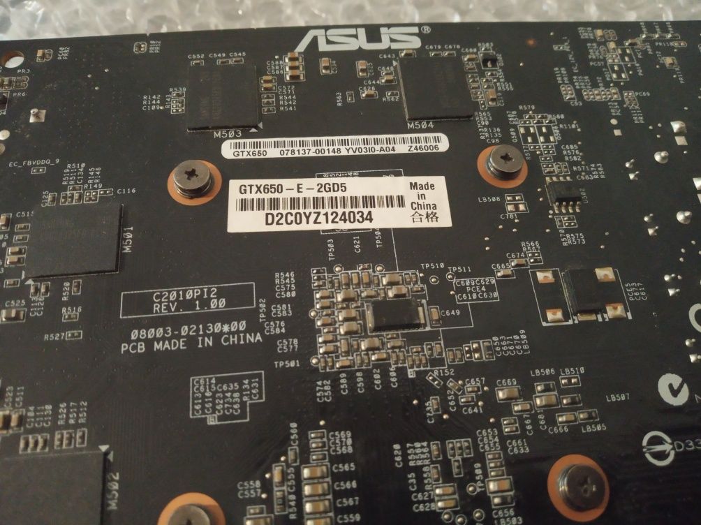 Видеокарта Asus GTX 650 2Gb 128bit