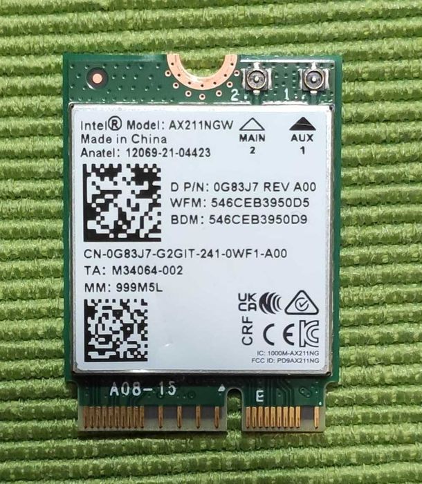 karta wifi Intel AX211NGW