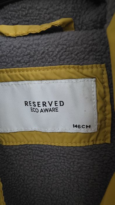 Reserved miodowa kurtka zimowa 146 stan bdb