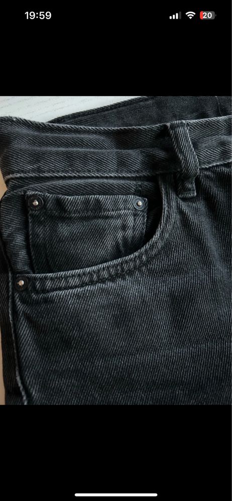 Jeansy do kostek Mango 38