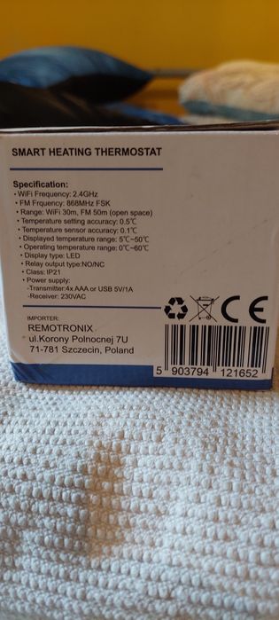 Sterownik kotła pompy  Tuya RTX WIFI