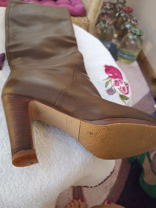 Чоботи зима натуральна шкіра сапоги