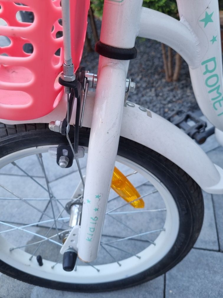 Rowerk dla dziewczynki rowerek 16cali