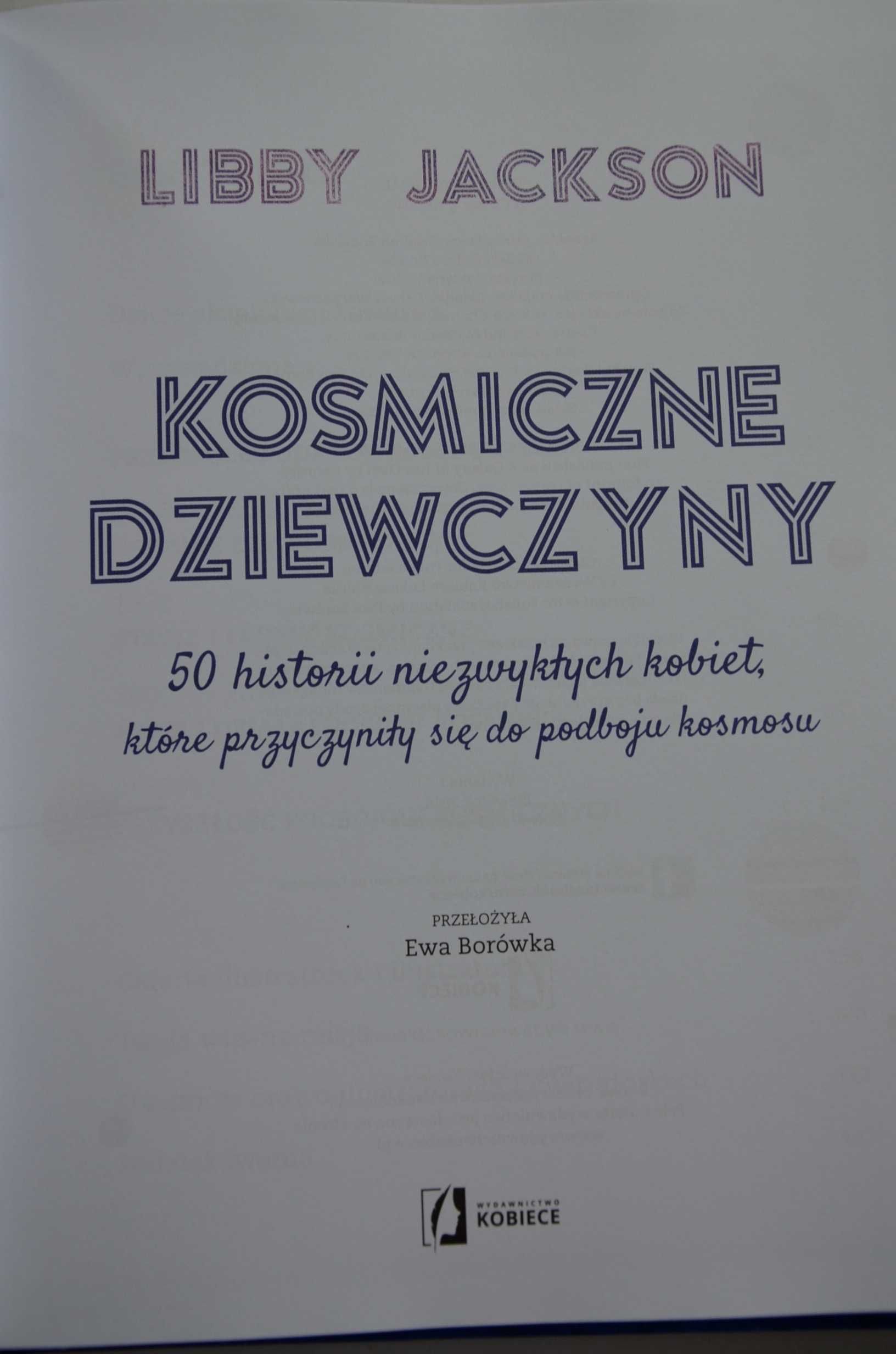 Kosmiczne dziewczyny nowa książka Libby Jackson