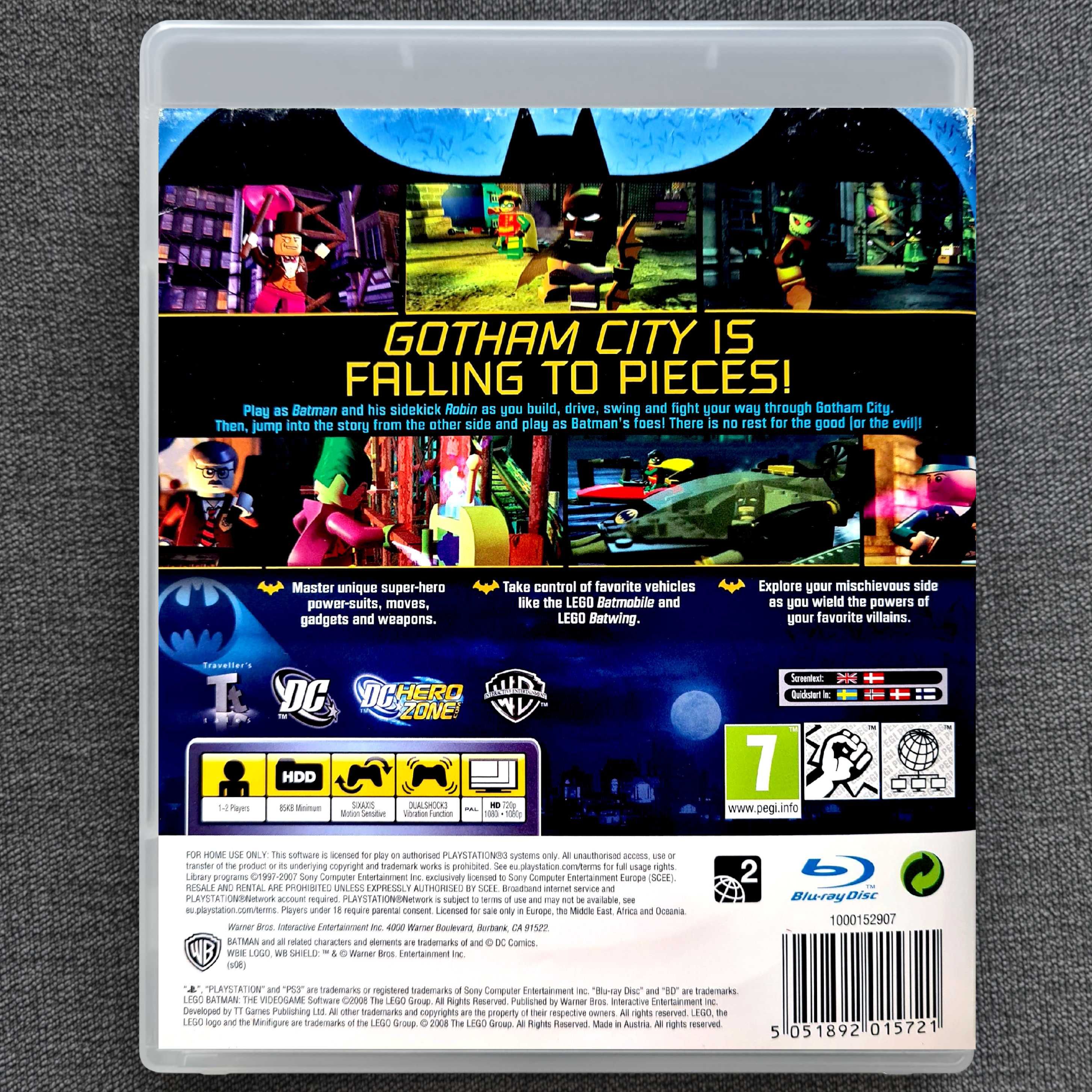 Lego Batman The Videogame Ps3 Pudełkowa