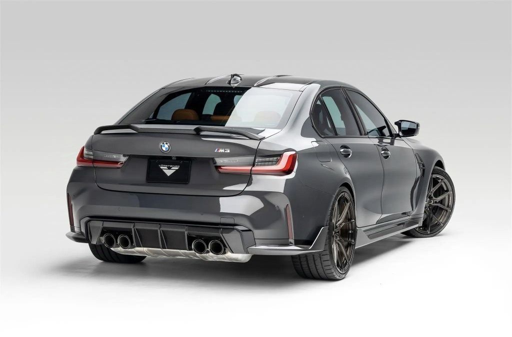 BMW G30 Lotka Spoiler Dokładka V Style Tylna Czarny Połysk