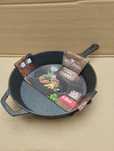 PATELNIA ŻELIWNA 28 cm Ciężka grill gaz indukcja BBQ BOSS