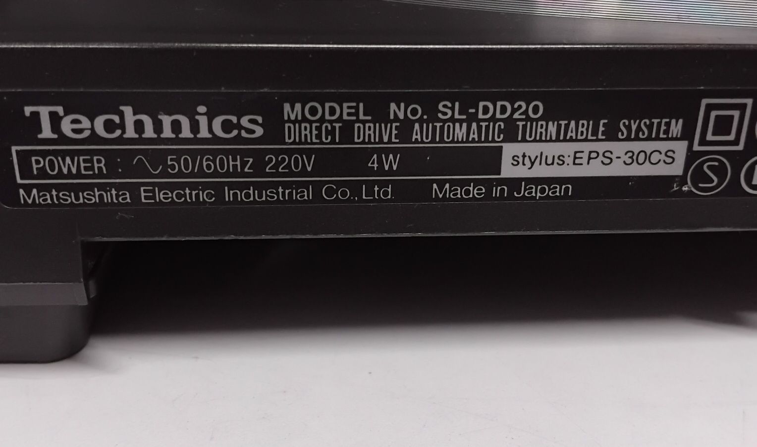 TECHNICS gira-discos SL-DD20