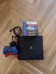 PlayStation 4 Pro CUH-7216B 2 pady 11 gier ładowarka