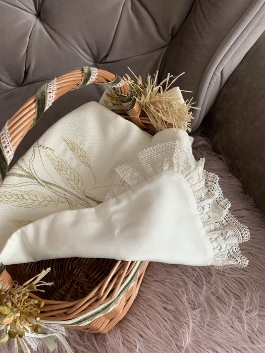 Великодній кошик з рушничком