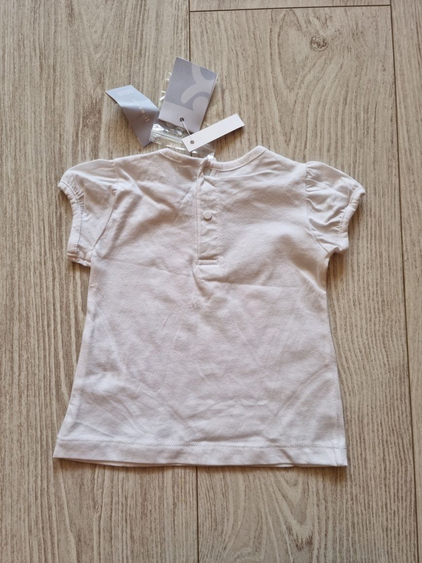 Ubranka niemowlęce koszulka/T-shirt wiosna lato spring summer white ba