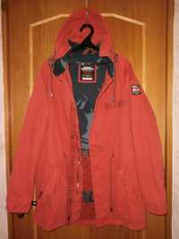 Куртка ветровка Superdry Japan, красная, разм. L, наш 52. ПОГ-58 см