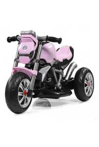 Электромобиль Мотоцикл розовый