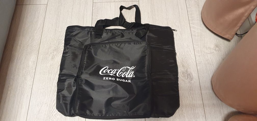 Nowa torba termiczna Coca-Cola składana jak portfel
