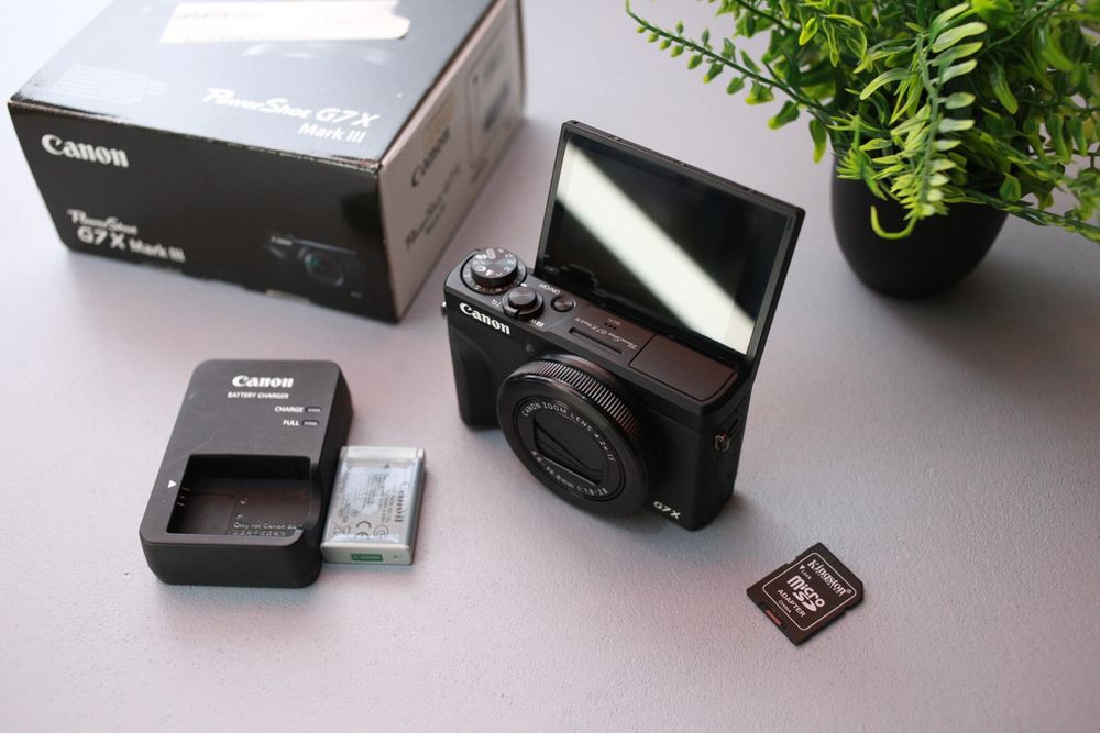 Canon G7x mark iii + 128gb