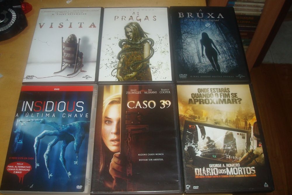 lote 13 filmes originais terror, hostel, etc