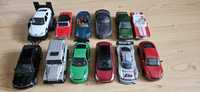 12 modeli aut w skali 1/36 - BMW, Peugeot, Bentley, Mercedes i inne