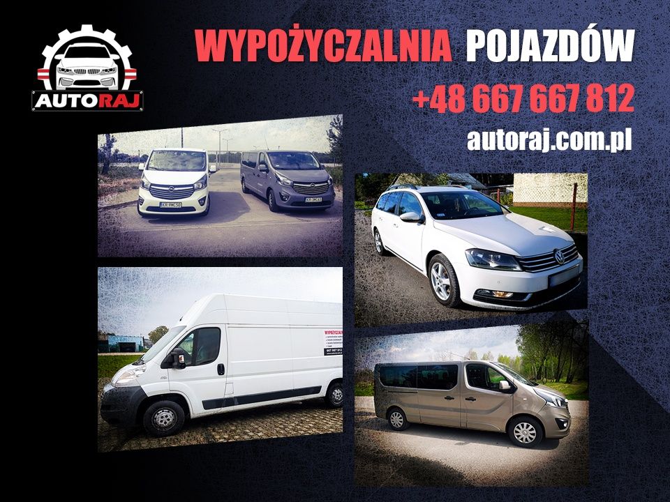 wypożyczalnia samochodów, busów, lawet, autolawet