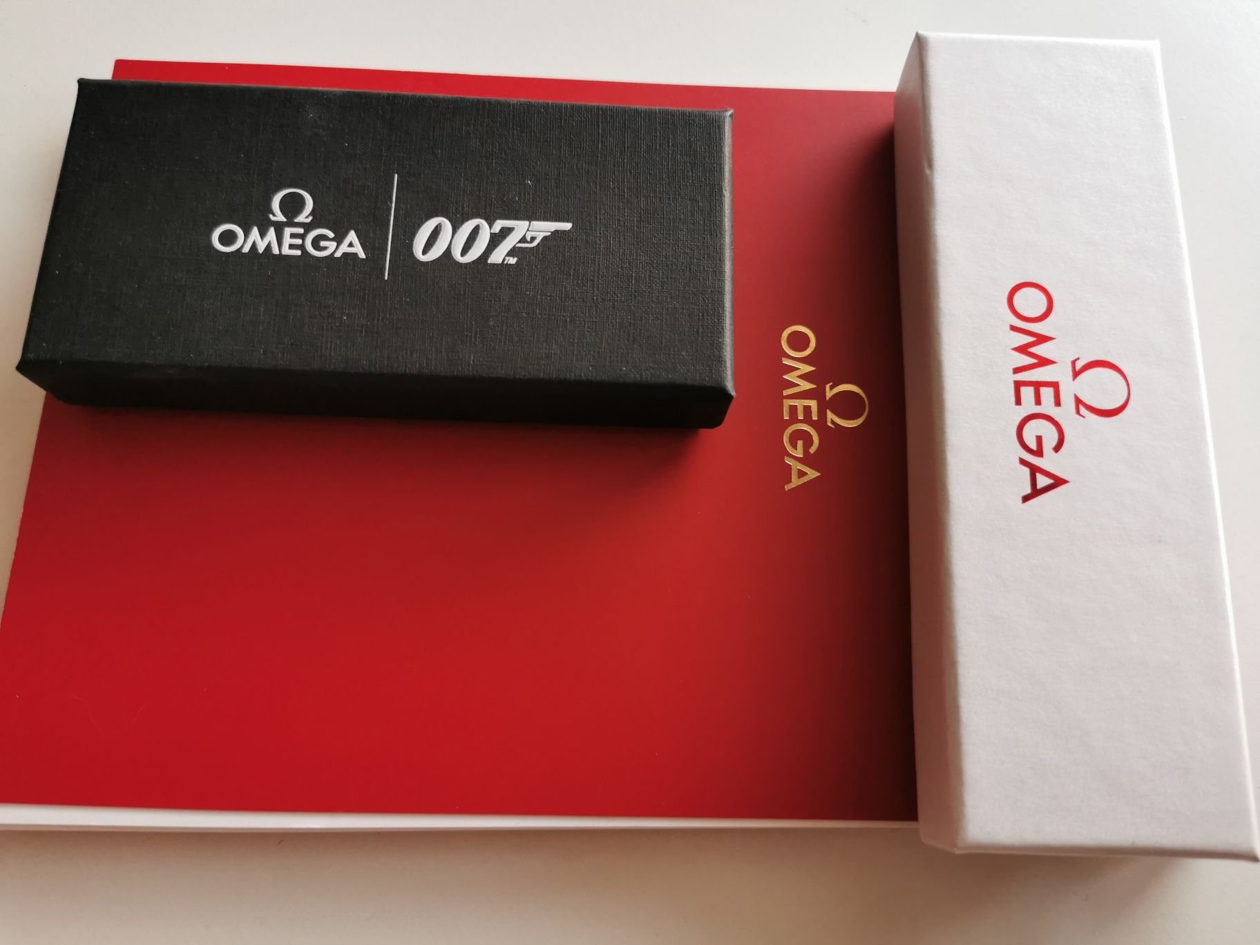 Omega Set Swiss Made Zestaw Gadżetów Nowy 007 Brelok