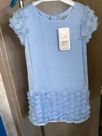 Випускне нарядне плаття голубе Mayoral 128