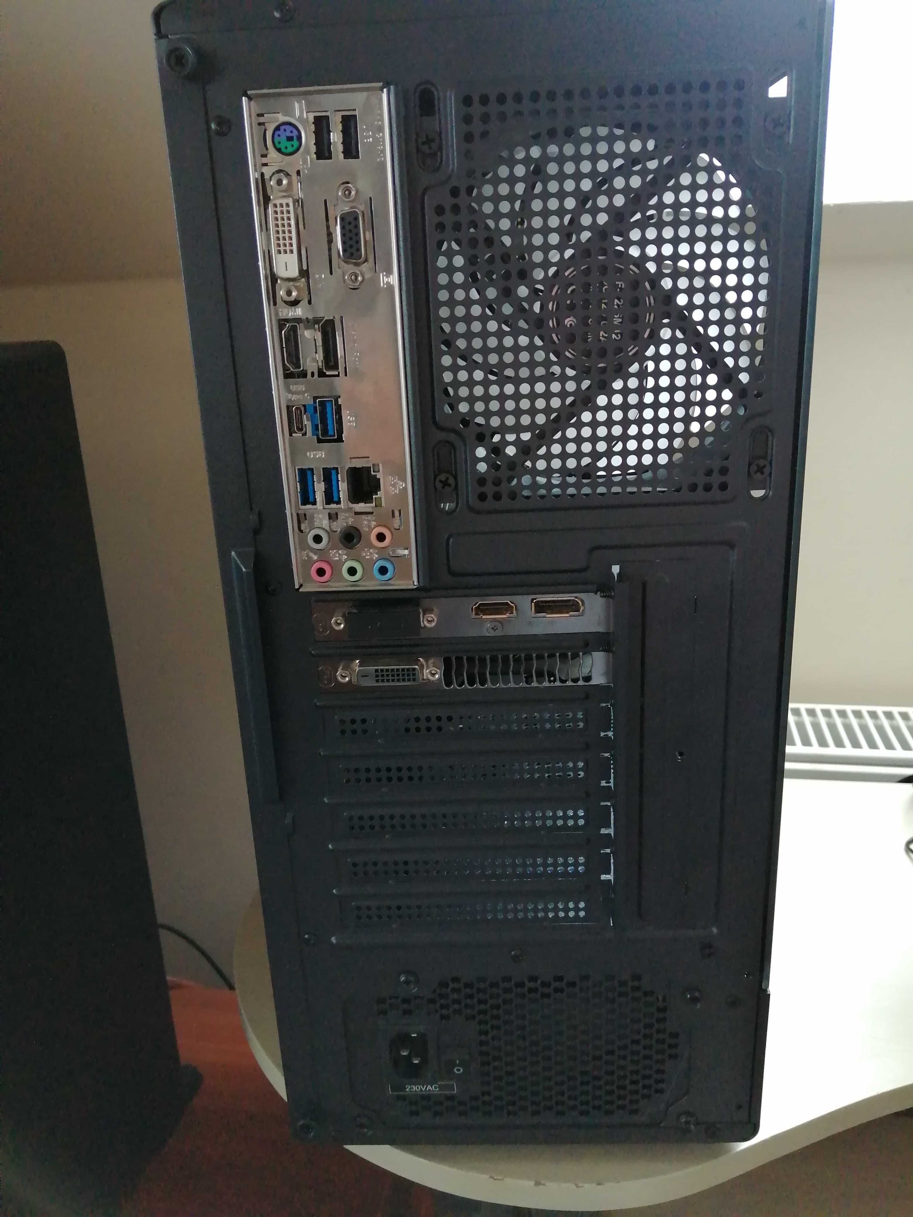 Komputer Gamingowy/i5-9400F 6rdzeni/16GB DDR4/GTX1060/2xSSD/Win 11 Pro
