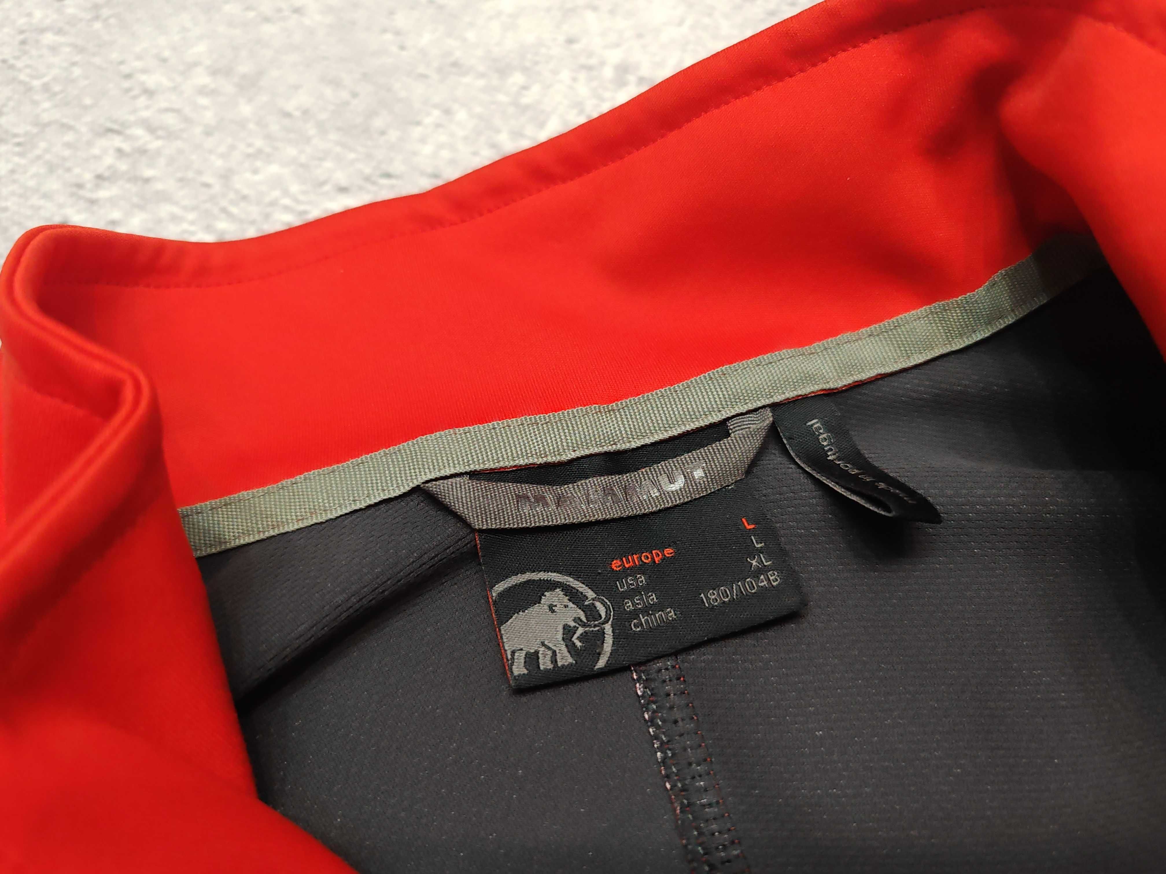 L | MAMMUT Softech Softshell Kurtka męska windstopper