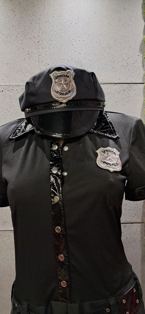 Strój przebranie kostium policjantka