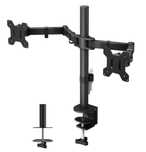Uchwyt na dwa monitory BONTEC, 13 - 27 cali, do 10 kg na jeden monitor