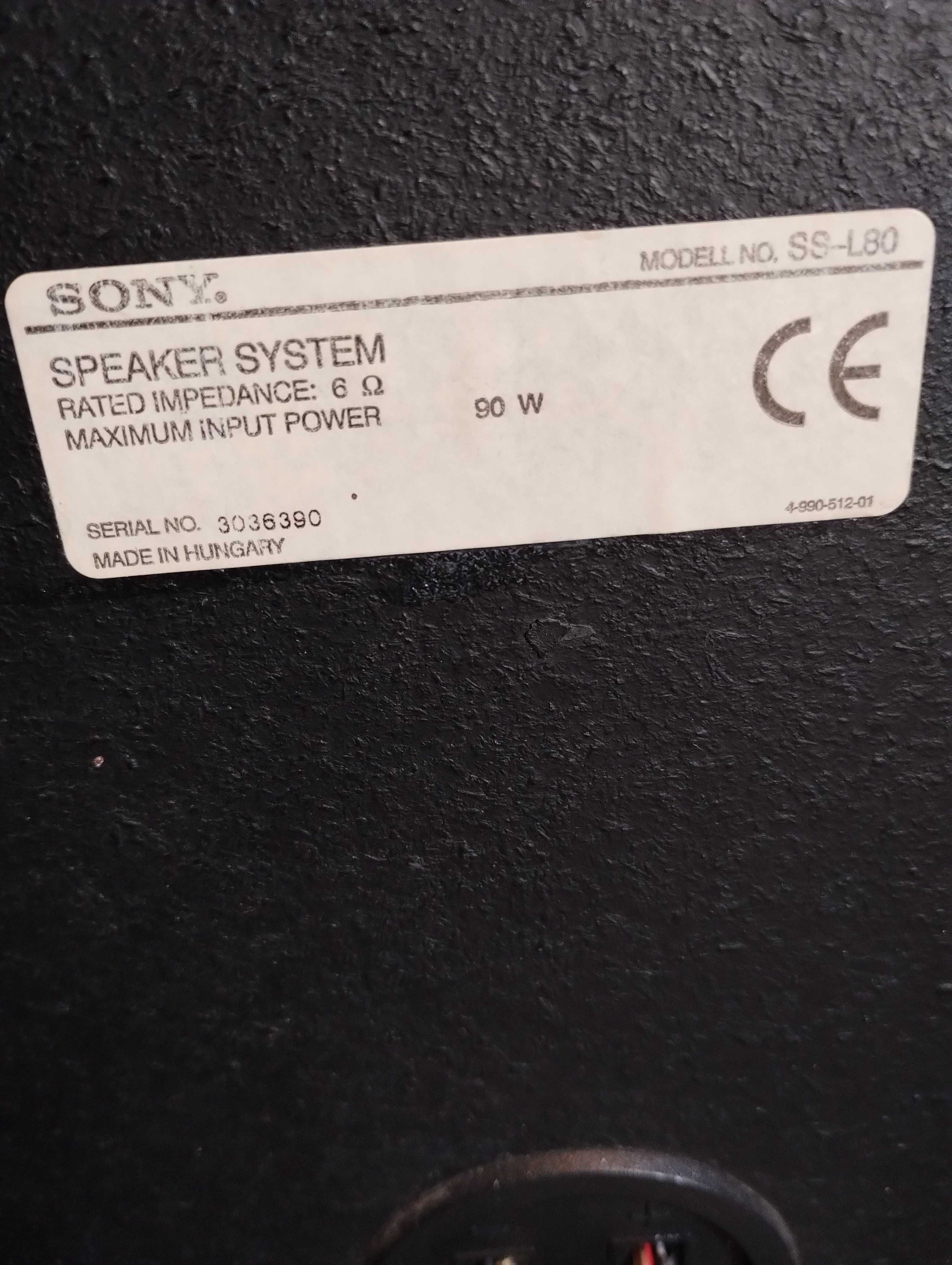 amplituner  sony z kolumnami
