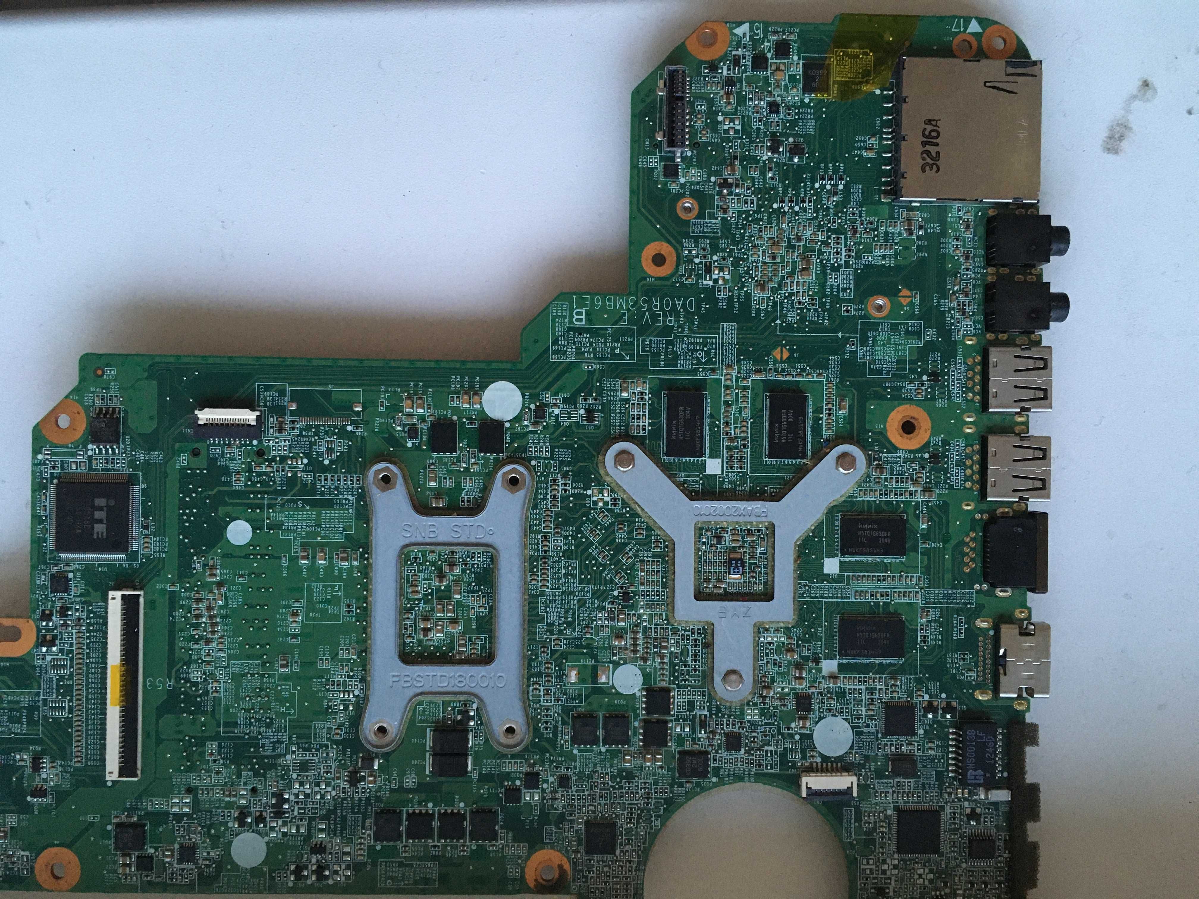 материнская плата HP Pavilion g6  РАБОЧАЯ 100%