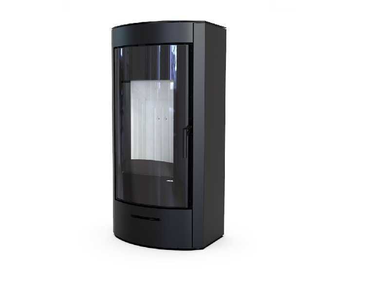 Piec / kominek wolnostojący  DEFRO Home - Orti 9 kW, czarny