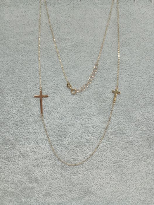 Łańcuszek złoty 14 k /585/ 1,07 g. 50 cm