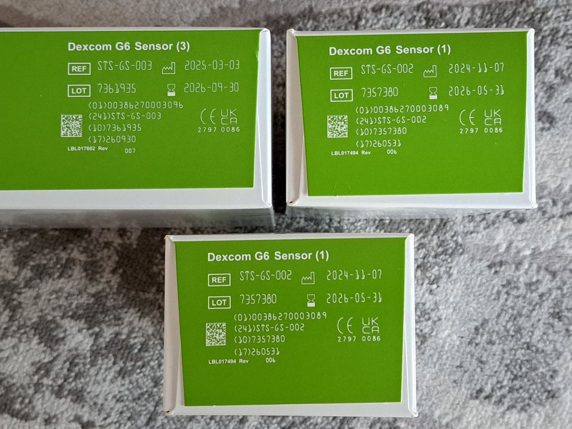 Sensor Dexcom G6 Nowy 5 SZTUK