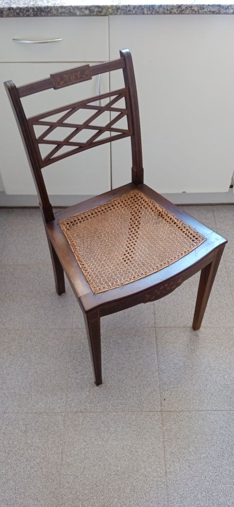 Cadeiras mogno antigas x2
