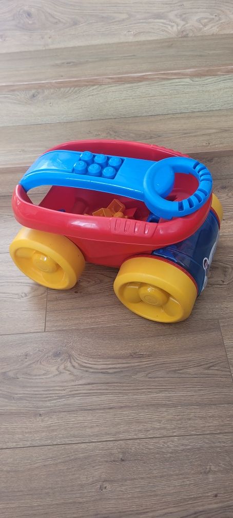 Wózek zbierający klocki. Mega Bloks.Pchacz..