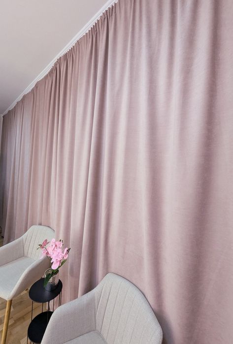 Штори блекаут колір пудра