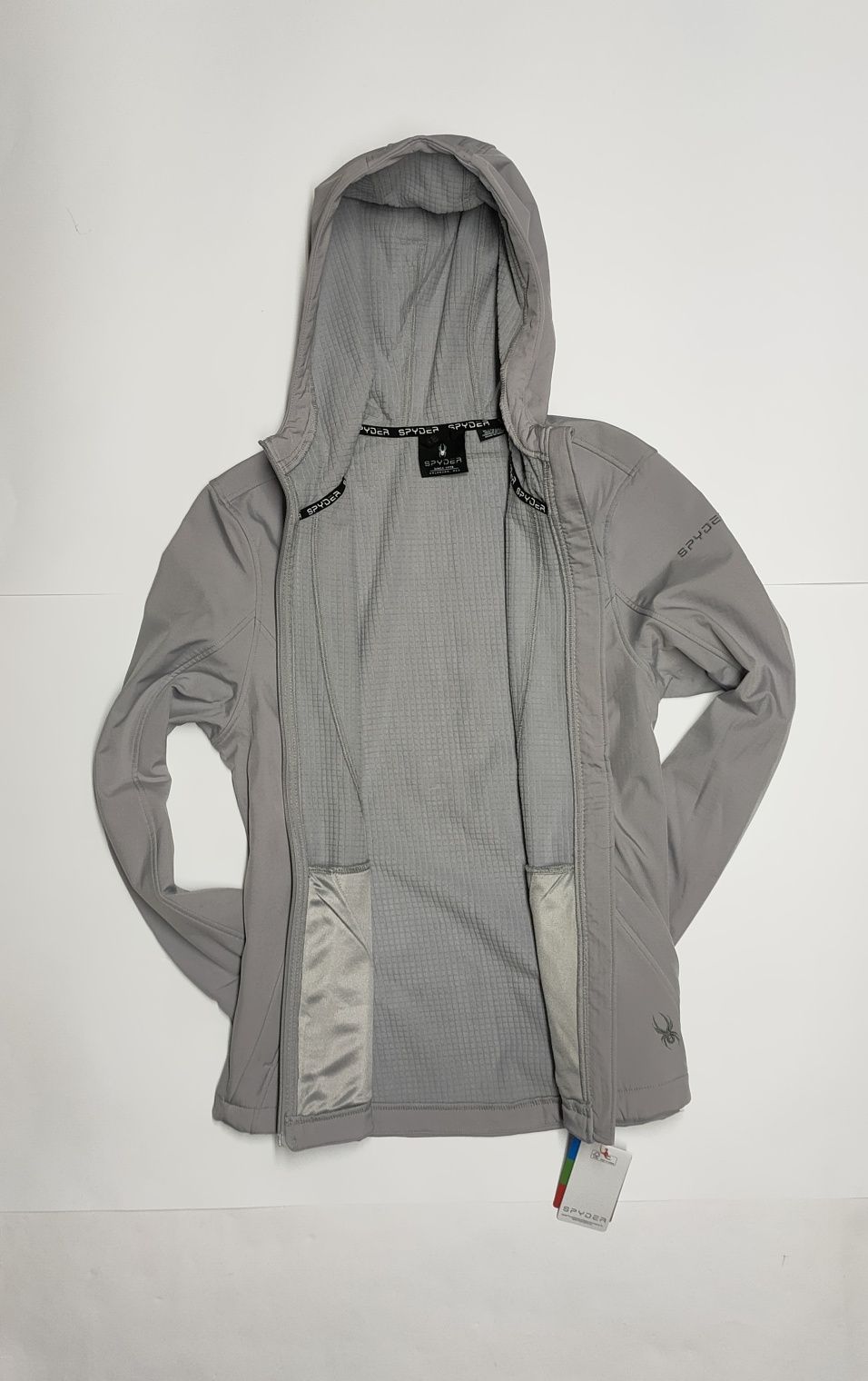 Kurtka Spyder Softshell damska szara długa r. XL