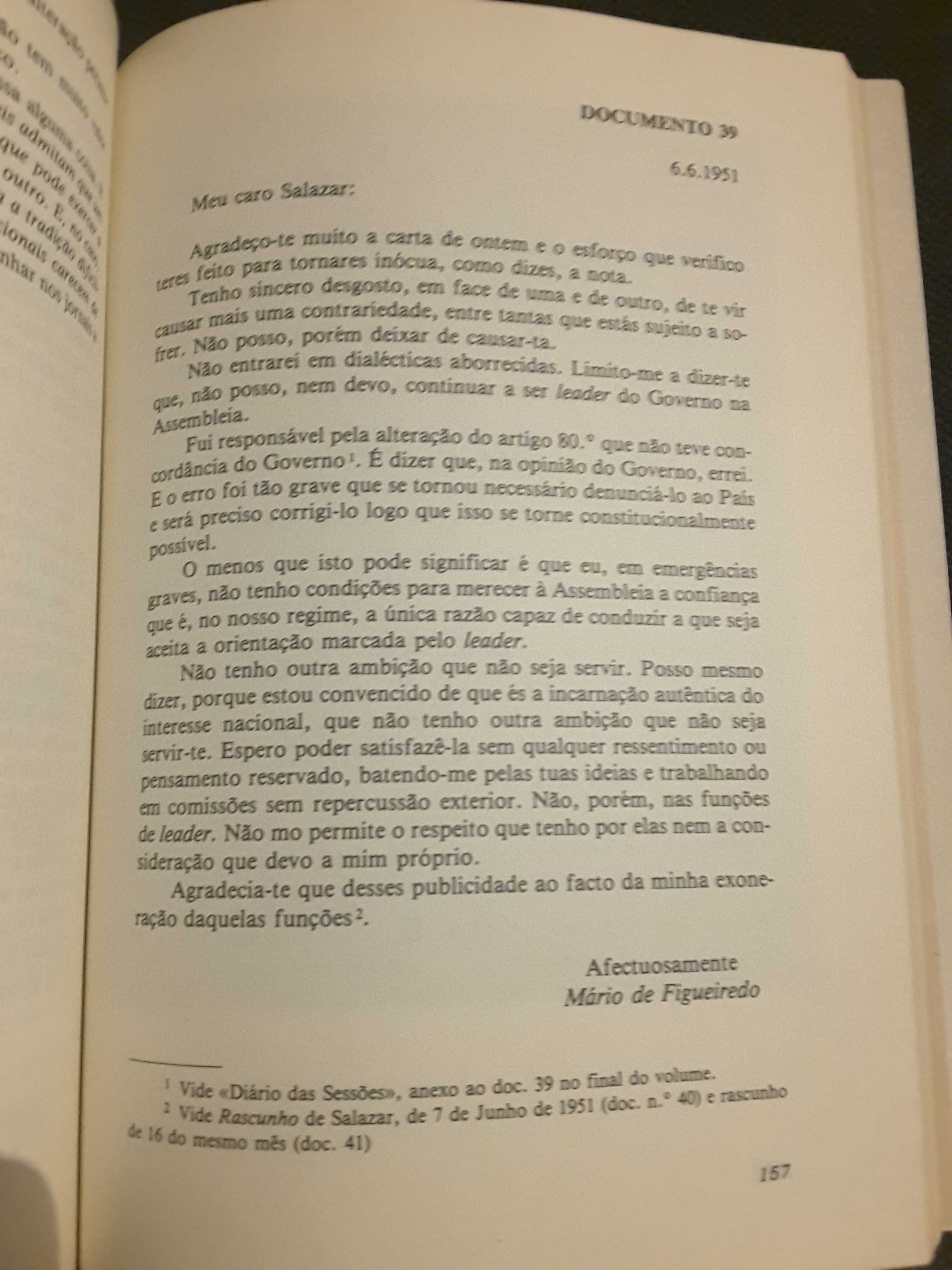 Portugal e a Santa Sé/ Política Externa/ Mário de Figueiredo e Salazar
