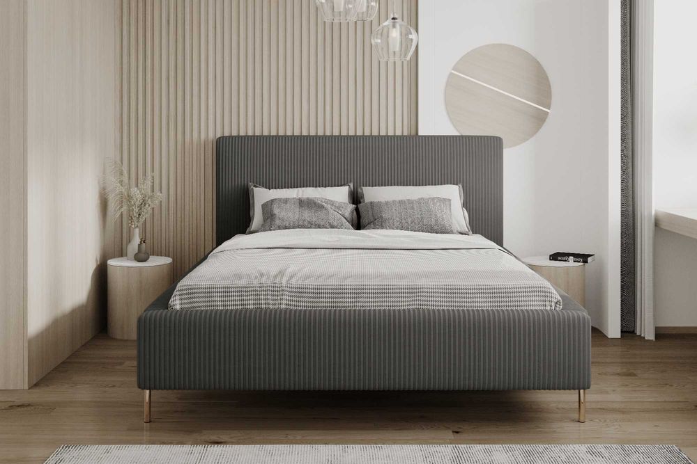 Łóżko Sypialnianie z Pojemnikiem + stelaż metalowy Monaco PRODUCENT