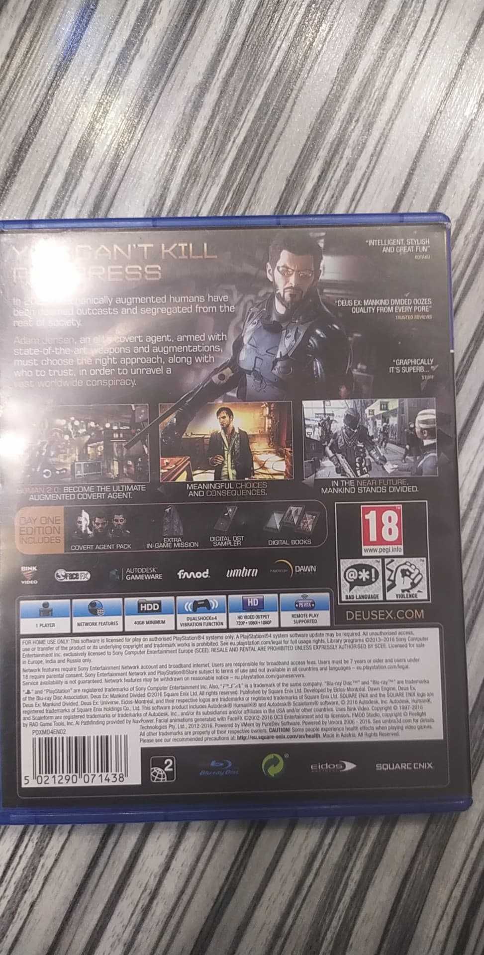 Deus Ex Mankind Divided PS4