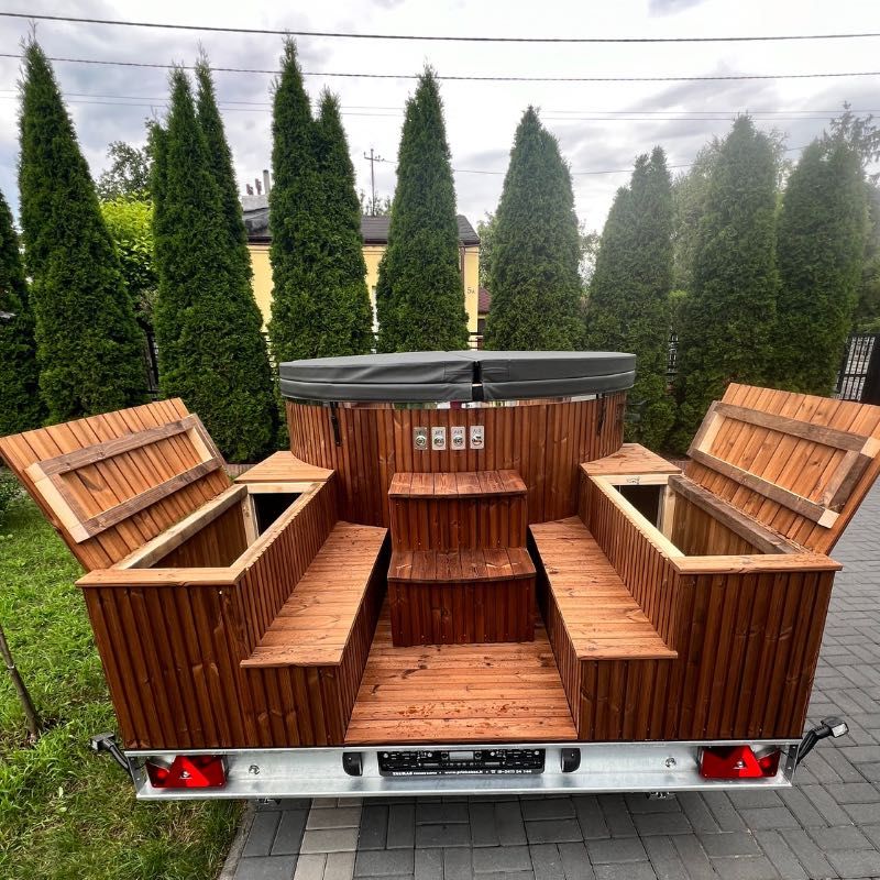 Wynajem/Wynajmę Mobilna Balia, Balii,jacuzzi, Spa, Ruska Bania