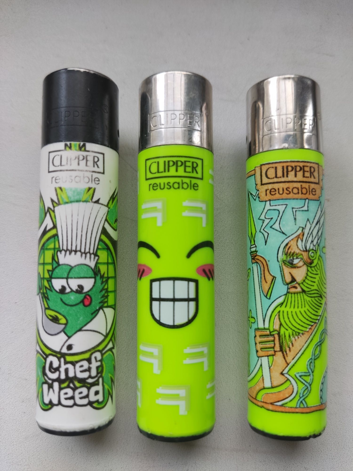 Zapalniczki Clipper reusable SPRAWNE