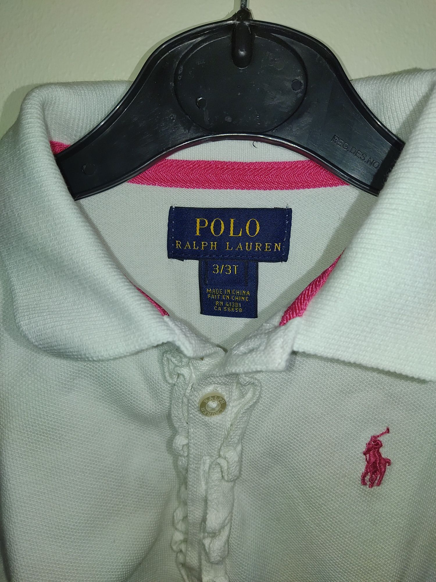 Polo Menina Ralph Lauren tamanho 3 anos