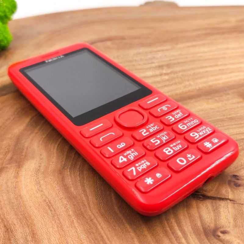 Кнопковий телефон Nokia 206 (2021) Black\Red