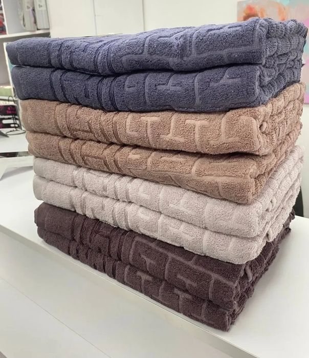 Рушник лицевий махровий