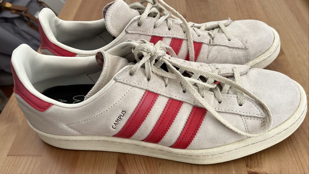 Adidas campus retro vermelhas