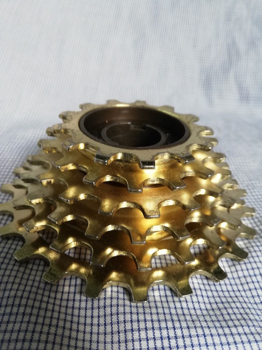 Wolnobieg Shimano Dura-ace gold 6speed