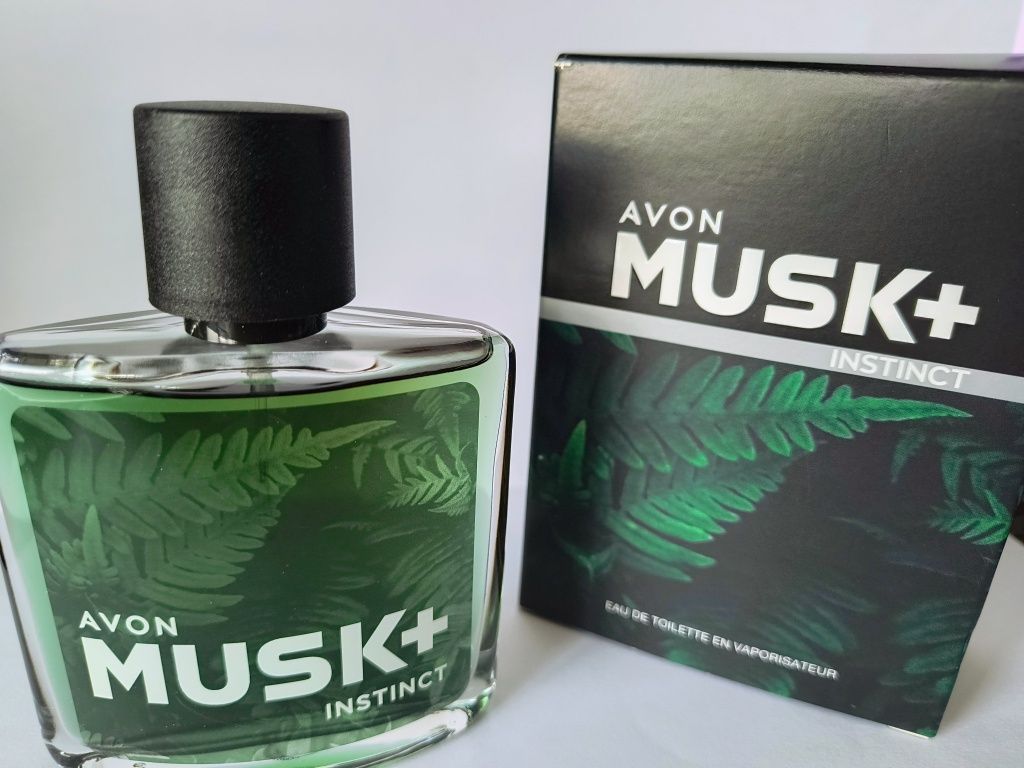 Woda toaletowa męska Avon Musk+ Instinct