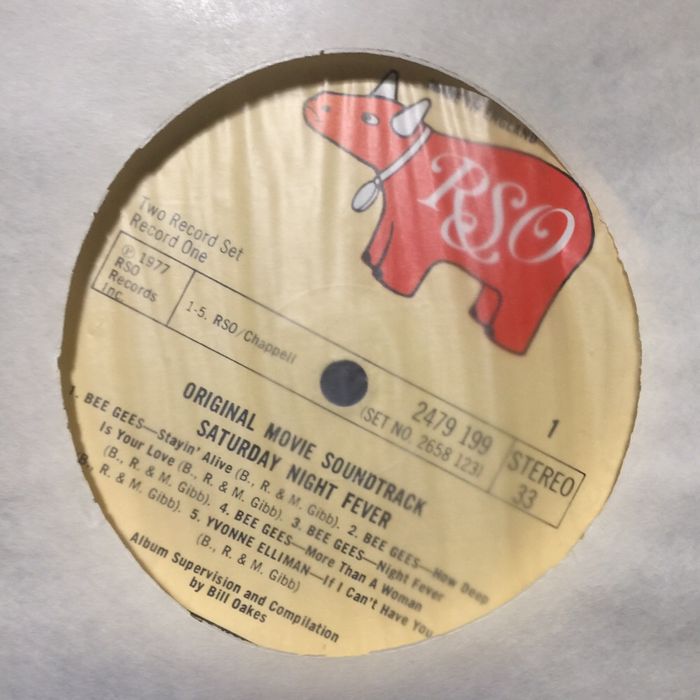 Vinil Duplo: Saturday Night Fever original sound track 1977