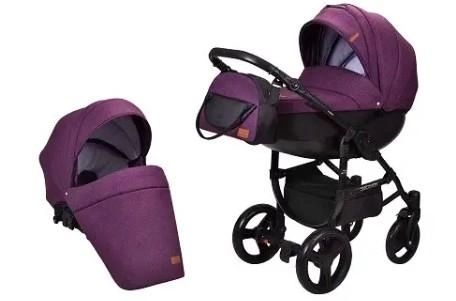 Детская коляска 2 в 1 Angelina Discovery  Фиолетовая